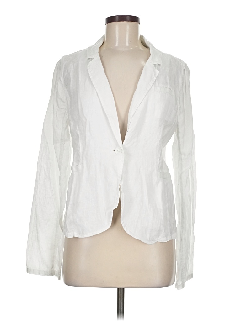 Pre-owned Caslon 3/4 Sleeve Blouse In White