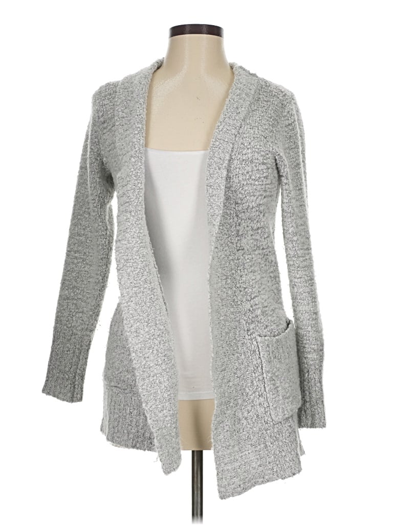 Pre-owned Derek Heart Cardigan Sweater In Gray