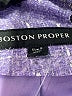 Boston Proper 100% Polyester Tweed Purple Jacket Size 2 - photo 6
