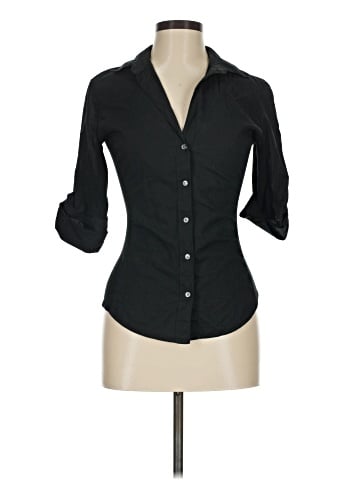 James Perse 3/4 Sleeve Button-Down Shirt (view 1)
