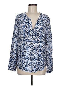 Joie Long Sleeve Silk Top (view 1)