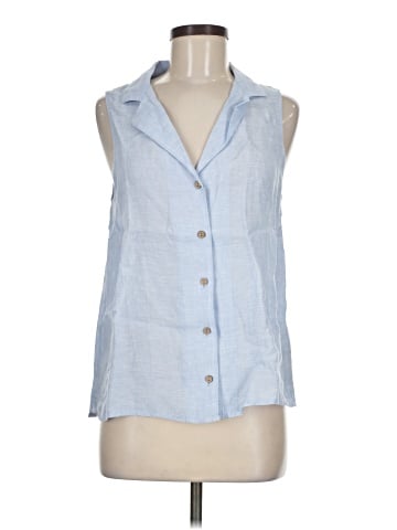 RACHEL Rachel Roy Sleeveless Button-Down Shirt (view 1)