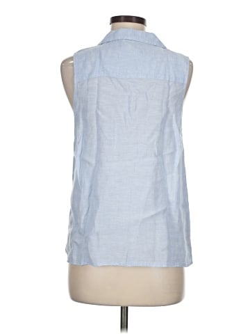 RACHEL Rachel Roy Sleeveless Button-Down Shirt (view 2)