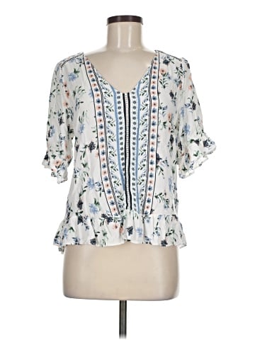 Lucky Brand Short Sleeve Blouse (view 1)