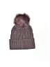 The North Face 100% Polyester Gray Burgundy Beanie One size - photo 1