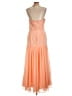 Hutch Solid Orange Casual Dress Size 12 - photo 2