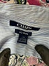 Chaps 100% Cotton Paisley Pink 3/4 Sleeve Button-Down Shirt Size L - photo 7