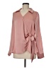 Grace Karin Pink Long Sleeve Blouse Size M - photo 1