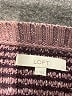 Ann Taylor LOFT 100% Cotton Tweed Burgundy Pullover Sweater Size S - photo 7