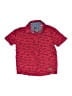 Lee 100% Cotton Red Short Sleeve Button-Down Shirt 18-24 MO / 24 MO - photo 1