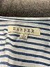 Harper Stripes Blue Short Sleeve Blouse Size L - photo 9