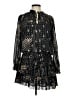 Current Air 100% Polyester Black Casual Dress Size M - photo 1