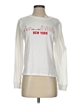 Messy Bun Just Chillin Long Sleeve T-Shirt (view 1)