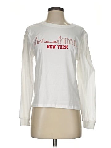 Messy Bun Just Chillin Long Sleeve T-Shirt (view 1)