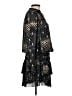Current Air 100% Polyester Black Casual Dress Size M - photo 4