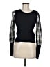 Veronica Beard Plaid Black Wool Sweater Size M - photo 1