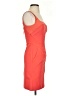J. Mendel Color Block Orange Cocktail Dress Size 2 - photo 4