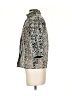 Topshop 100% Polyester Animal Print Silver 3/4 Sleeve Blouse Size 4 - photo 5
