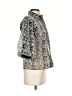 Topshop 100% Polyester Animal Print Silver 3/4 Sleeve Blouse Size 4 - photo 4