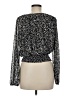 Harper Black Long Sleeve Blouse Size M - photo 2