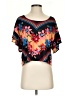 Judith March Black Short Sleeve Blouse Size S - photo 1