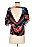 Judith March Black Short Sleeve Blouse Size S - photo 2
