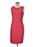 Calvin Klein Chevron-herringbone Red Cocktail Dress Size 8 - photo 1