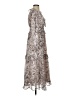 Francesca's 100% Polyester Paisley Silver Cocktail Dress Size S - photo 4