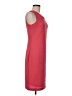 Calvin Klein Chevron-herringbone Red Cocktail Dress Size 8 - photo 4
