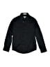 Calvin Klein Solid Black Long Sleeve Button-Down Shirt Size 12 - photo 1