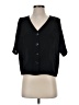 Elodie Black Short Sleeve Blouse Size S - photo 1
