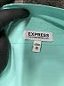 Express 100% Polyester Color Block Teal 3/4 Sleeve Blouse Size XL - photo 7