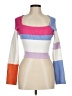 Le Lis Color Block White Pullover Sweater Size M - photo 1