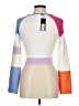 Le Lis Color Block White Pullover Sweater Size M - photo 2