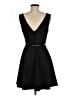 Black Swan Solid Black Cocktail Dress Size M - photo 2