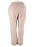 Sport Savvy Solid Tan Casual Pants Size 2X - photo 2