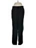 Ann Taylor LOFT 100% Polyester Solid Black Track Pants Size 4 - photo 1