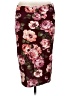 Assorted Brands Floral Burgundy Formal Skirt Size 28 waist (estimated) - photo 1