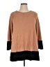 Alfani Color Block Brown Pullover Sweater Size XL - photo 1