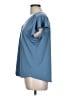 Fortune + Ivy Blue Short Sleeve Blouse Size L - photo 5