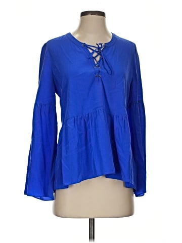 Lilly Pulitzer Long Sleeve Silk Top (view 1)