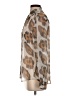Equipment 100% Silk Animal Print Brown Blouse Size S - photo 5