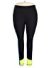 LIVI Active Color Block Black Blue Active Pants Size 22 - photo 1