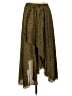 Zara 100% Polyester Animal Print Green Casual Skirt Size S - photo 1