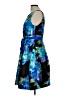 Eliza J 100% Polyester Print Blue Cocktail Dress Size 12 - photo 5