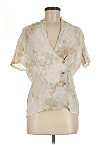 Escada by Margaretha Ley Short Sleeve Blouse (view 1)