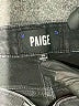 Paige Chevron-herringbone Black Jeans Size 26 waist - photo 4