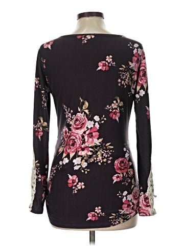 Pink Blush Long Sleeve T-Shirt (view 2)