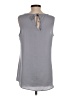 CAbi 100% Polyester Gray Sleeveless Blouse Size S - photo 2