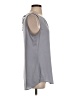 CAbi 100% Polyester Gray Sleeveless Blouse Size S - photo 4